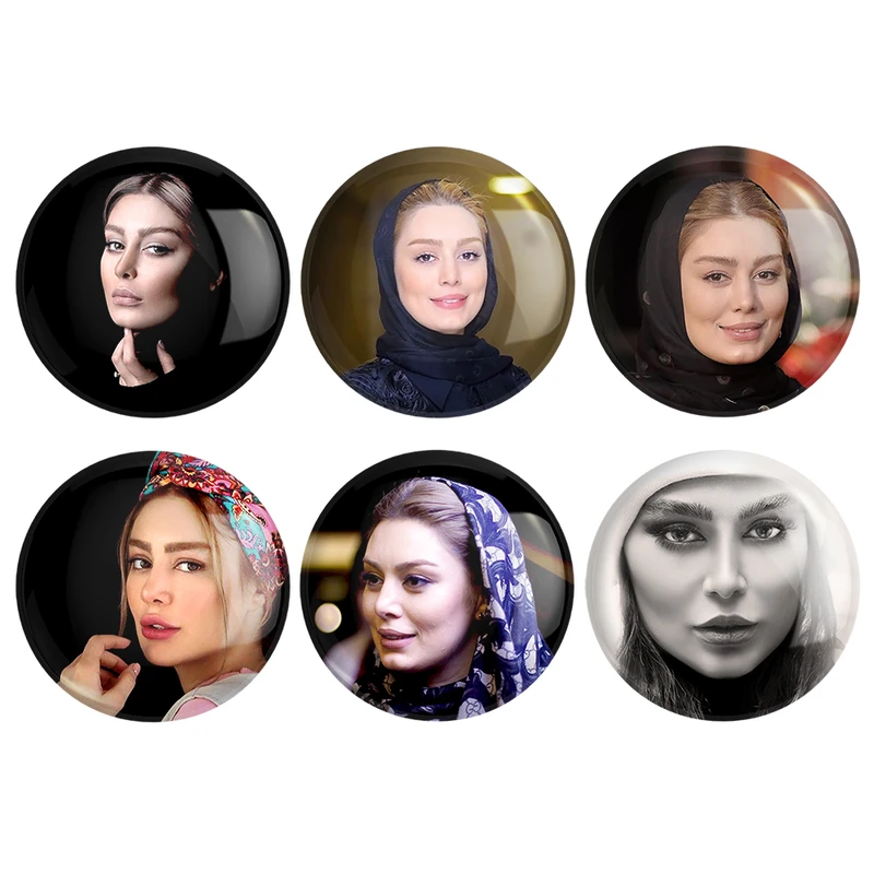 مگنت خندالو مدل سحر قریشی کد 373A مجموعه 6 عددی