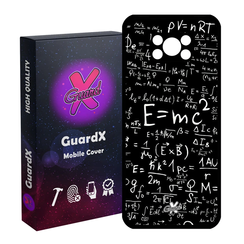 کاور گارد ایکس طرح فیزیک مدل Glass10085 مناسب برای گوشی موبایل شیائومی Poco X3 Pro