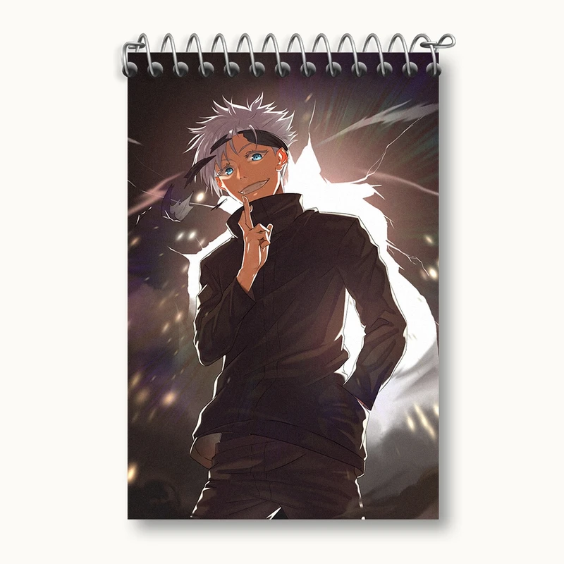 دفتر یادداشت 50 برگ خندالو مدل انیمه جوجوتسو کایزن کد F802