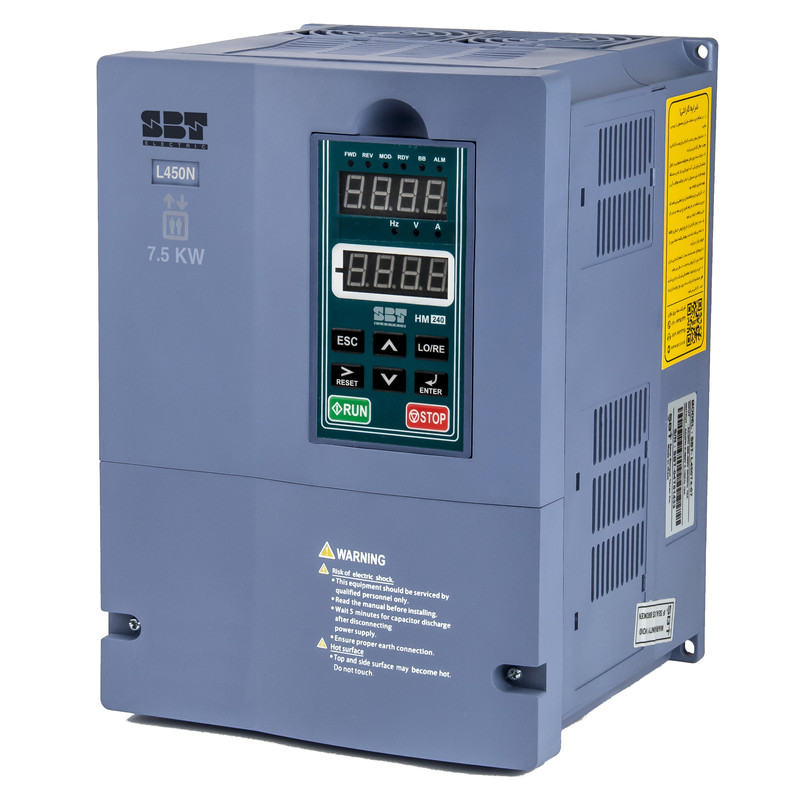 اینورتر اس بی تی مدل L450N با ظرفیت 7.5 کیلووات