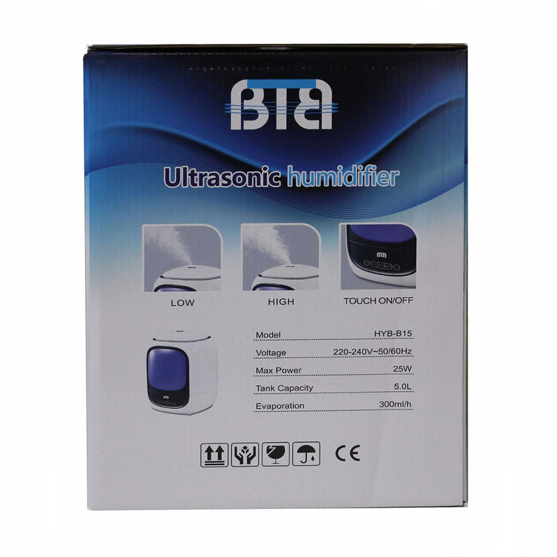 دستگاه بخور سرد بی تی بی مدل HYBE-B15E دستگاه بخور سرد بی تی بی مدل HYBE-B15E