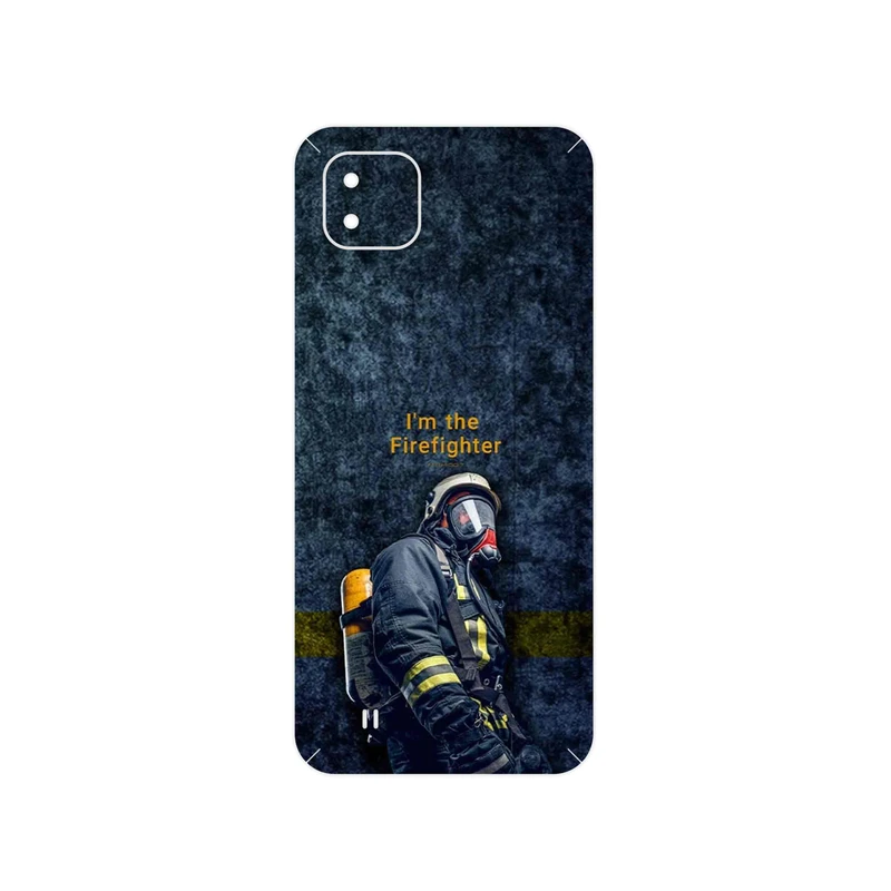 برچسب پوششی ماهوت مدل Firefighter مناسب برای گوشی موبایل ریلمی C11 2021