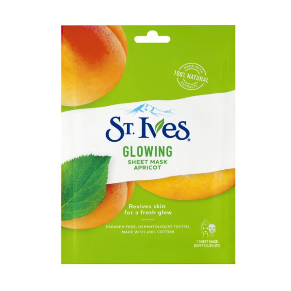 ماسک صورت اس تی. ایوز مدل Glowing Apricot حجم 23 میلی لیتر