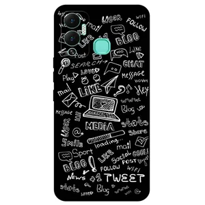 Megafone Social Media 1898 Cover For Infinix Hot 12 Play