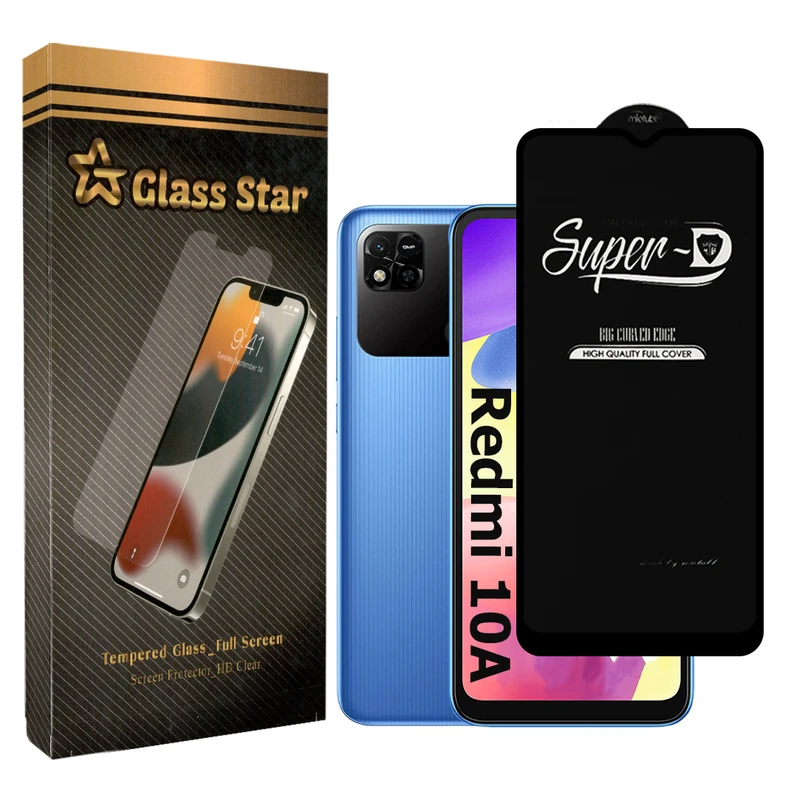   محافظ صفحه نمایش گلس استار مدل STAR-SUPER-D مناسب برای گوشی موبایل شیائومی Redmi 10A