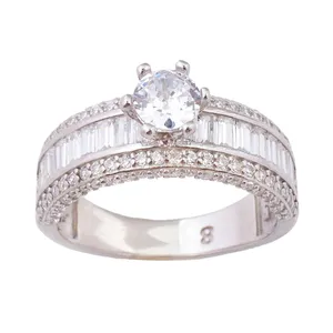 انگشتر نقره زنانه مدل AVN_R098 