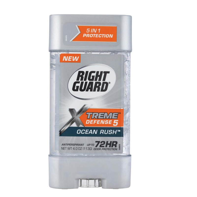 ژل شفاف ضد تعریق مردانه رایت گارد مدل 5 Xtreme defense وزن 113 گرم