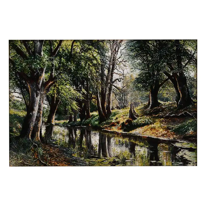 تابلو فرش دستباف مدل مرداب cj020