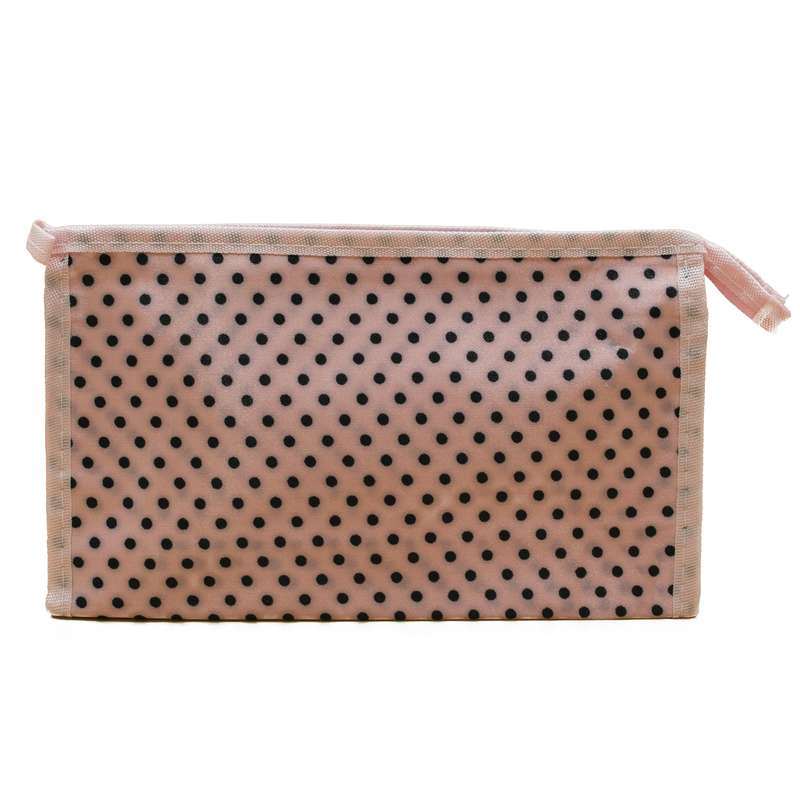 کیف لوازم آرایش زنانه مدل خال خالی کد 1