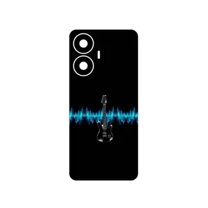 MAHOOT Electric Guitar Cover Sticker for Realme C55