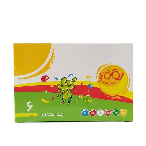 رنگ انگشتی 6 رنگ لوکی کد 007 رنگ انگشتی 6 رنگ لوکی کد 007