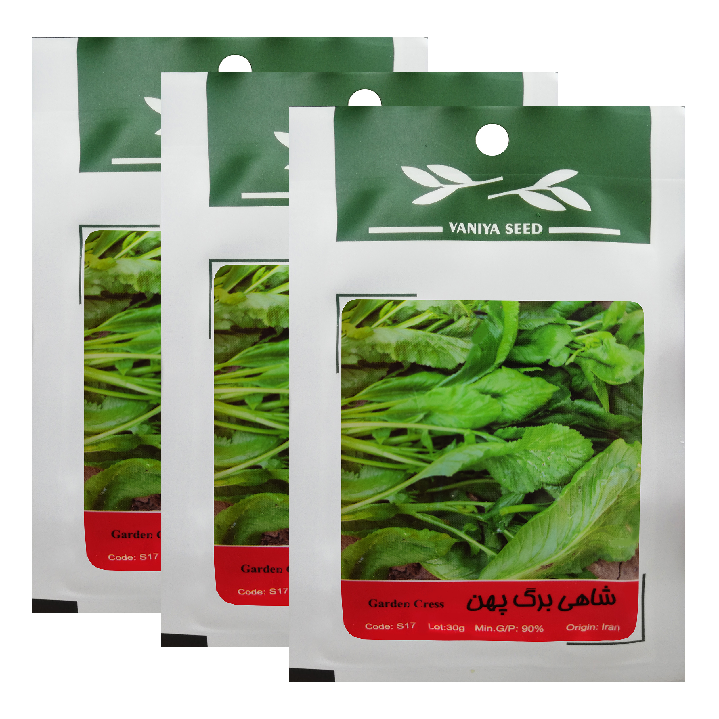بذر شاهی وانیا سید کد S17 بسته 3 عددی