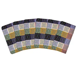 تقویم جیبی سال 1399 چاپ شفق طرح چهل تکه کد 232  بسته 6 عددی