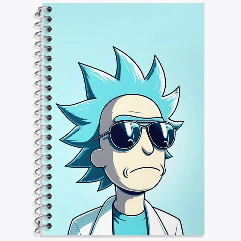 دفتر لغت 50 برگ خندالو طرح ریک (Rick) کد F1869