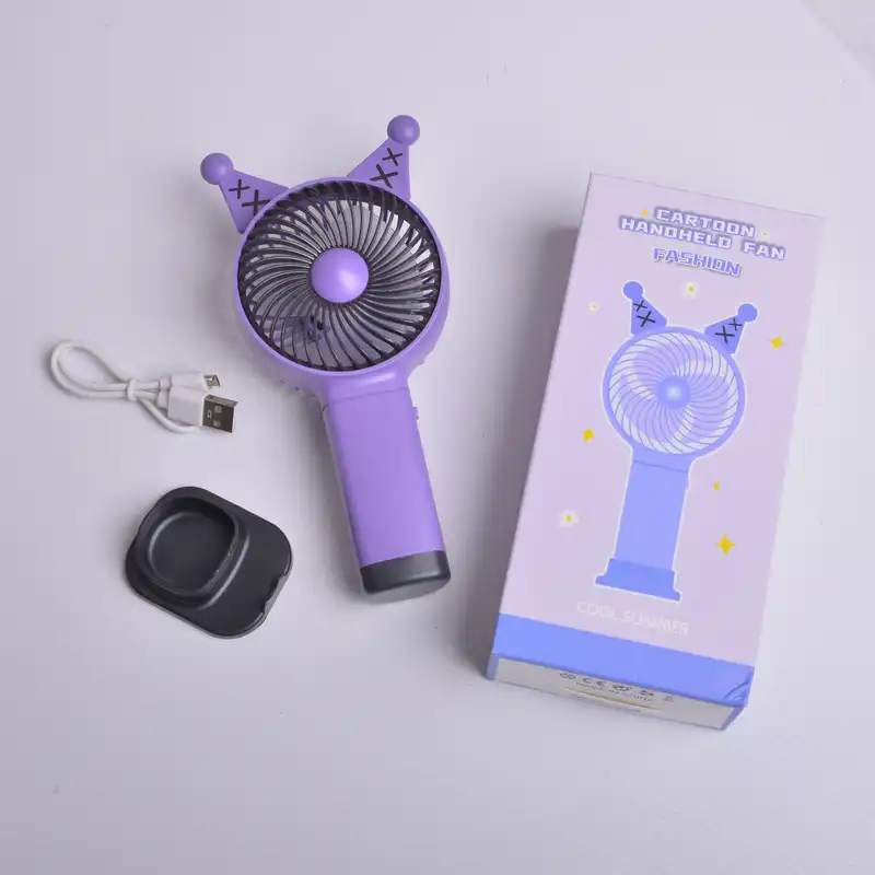 پنکه شارژی مدل کرومی ظرفیت 500 میلی آمپر ساعت