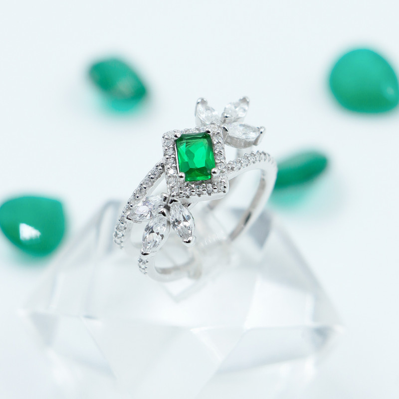 انگشتر نقره زنانه جی تی ای مدل جی نایس 95