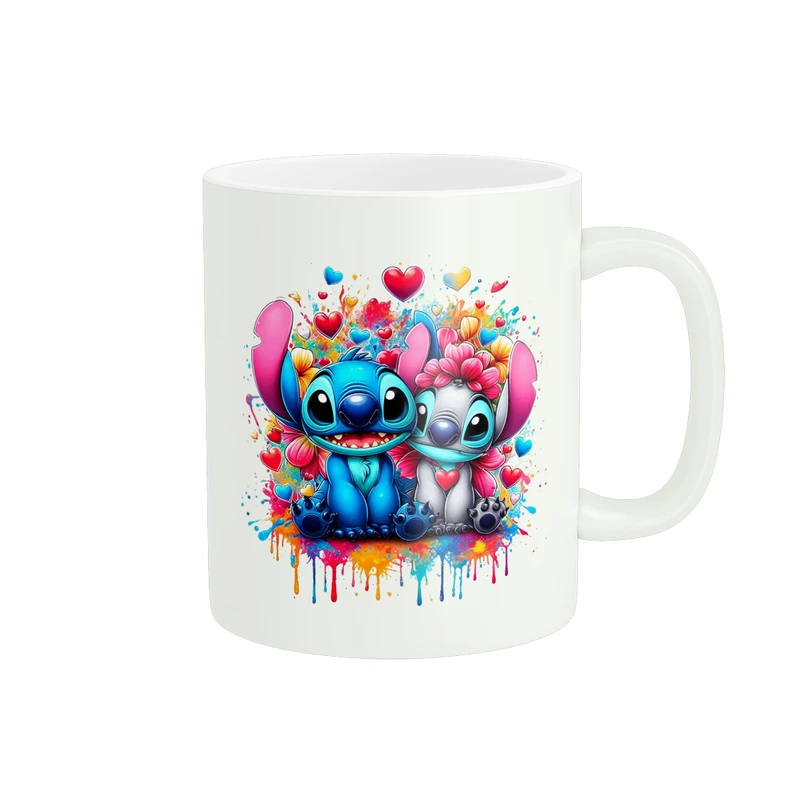 ماگ پادآفرین مدل کارتون استیچ و لیلو Stitch کد PM3867