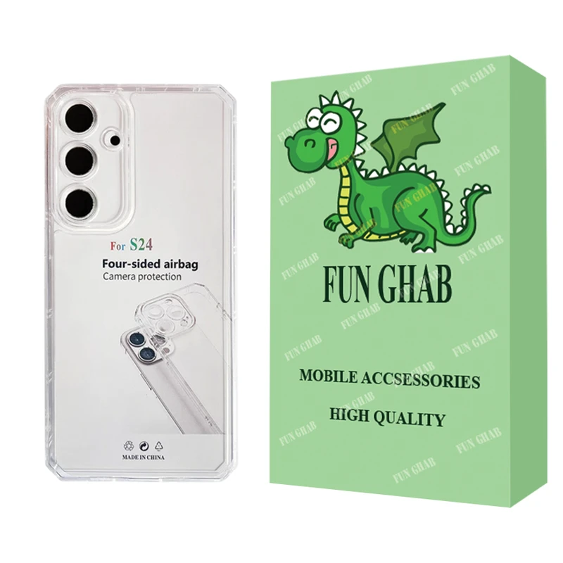 کاور فان قاب مدل ژله ای مناسب برای گوشی موبایل سامسونگ Galaxy S24