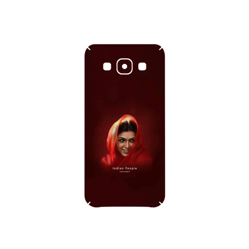 برچسب پوششی ماهوت مدل Portrait of an Indian Woman مناسب برای گوشی موبایل سامسونگ Galaxy E5