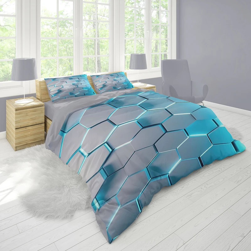 سرویس خواب 2 نفر 6 تکه مدل B191 میکروچاپ دیجیتال  