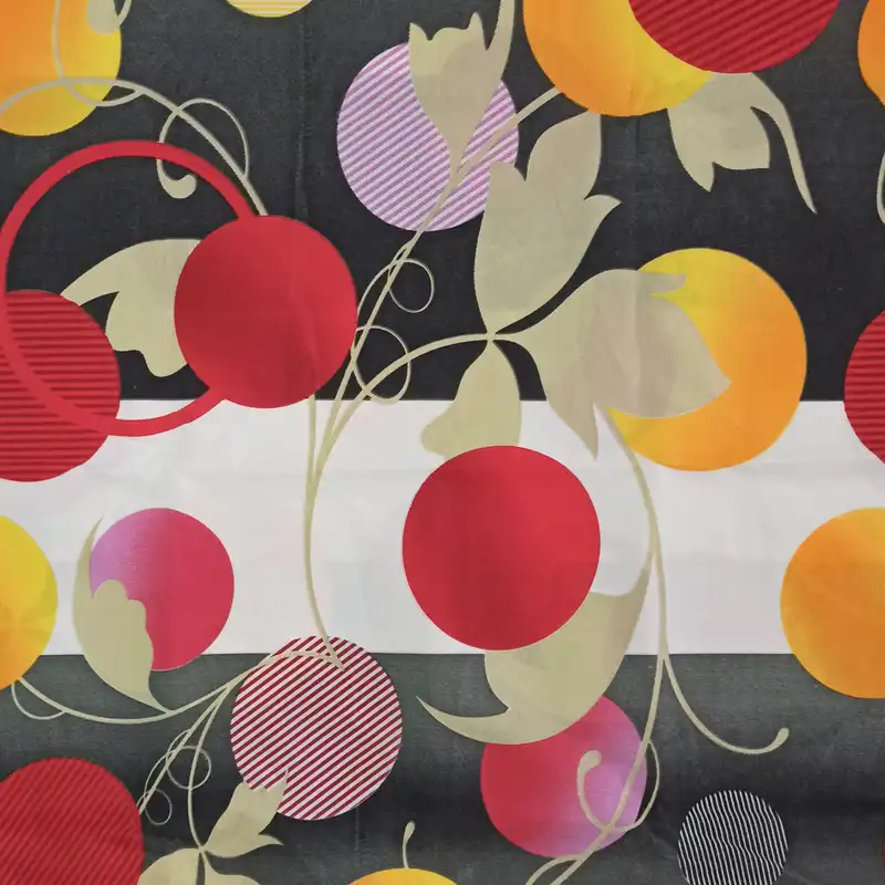 پارچه ملحفه طرح دایره رنگی کد AS133