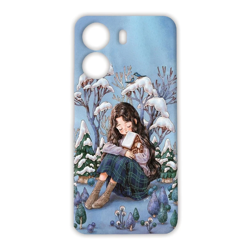 کاور مدل دخترانه  کد 022 مناسب برای گوشی موبایل شیائومی Redmi 13C / Poco C65