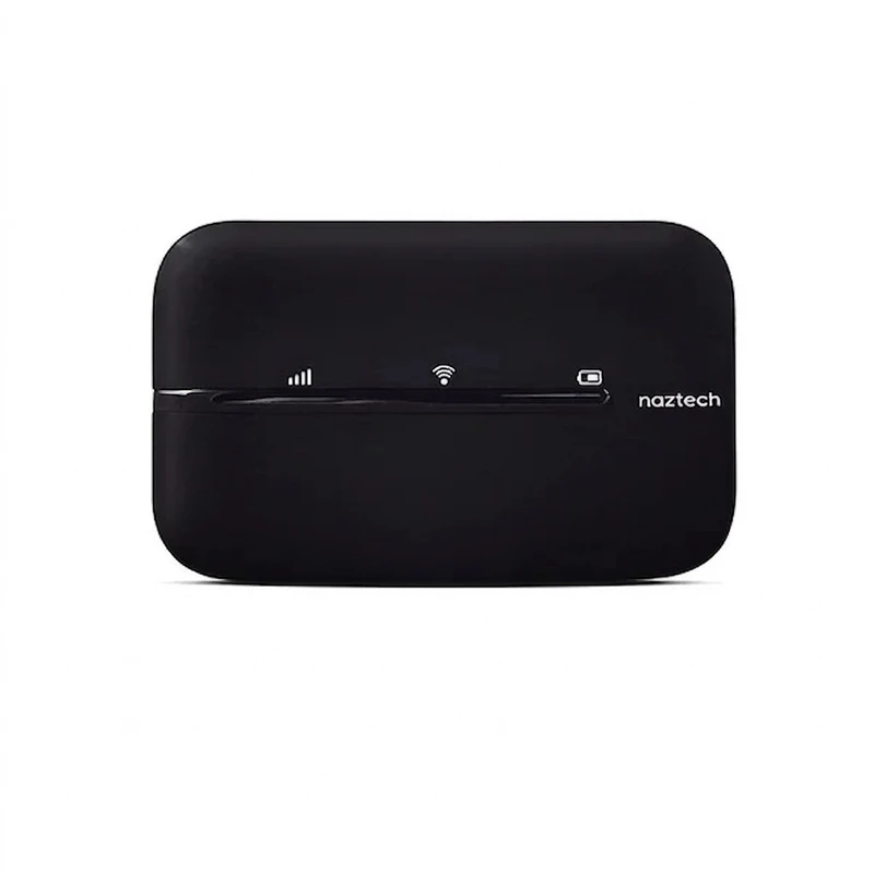 مودم 4g lte قابل حمل نزتک مدل nzt-77ct با باتری 2100 میلی آمپر، پشتیبانی از 10 کاربر همزمان، آنتن داخلی، پورت usb type-c و شیار سیم کارت میکرو