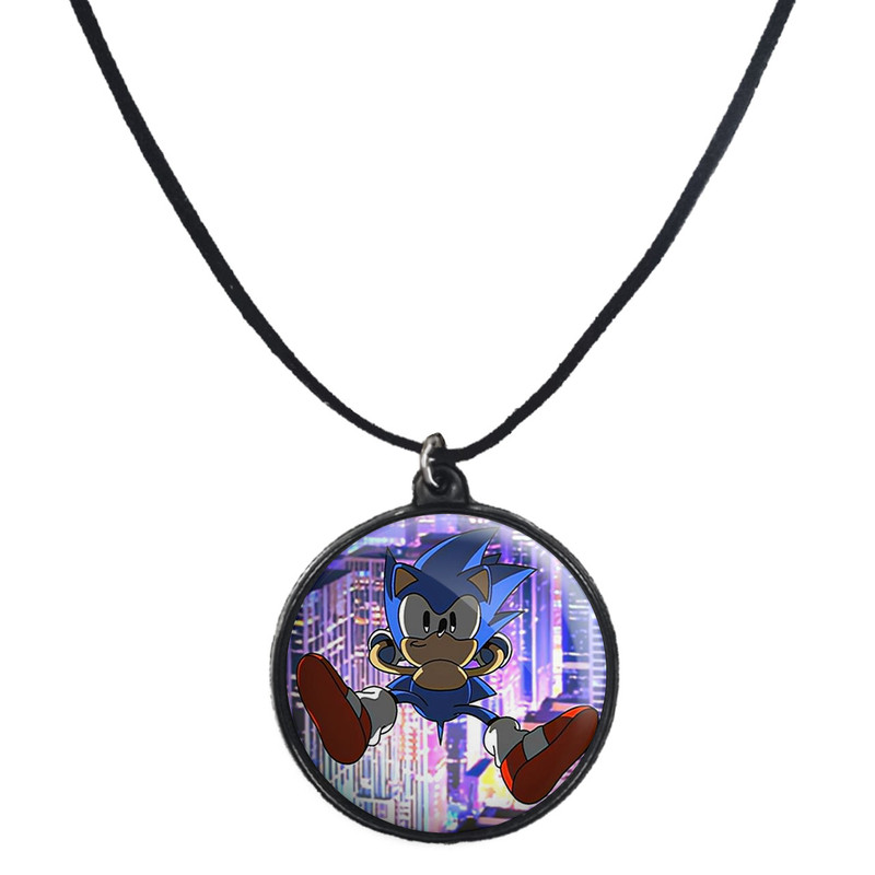 گردنبند پرمانه طرح سونیک کد pmb.15061 مدل دو طرفه