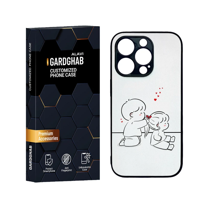 کاور گارد قاب علوی مدل دورژله ای فانتزی مناسب برای گوشی موبایل اپل iPhone 14 Pro Max