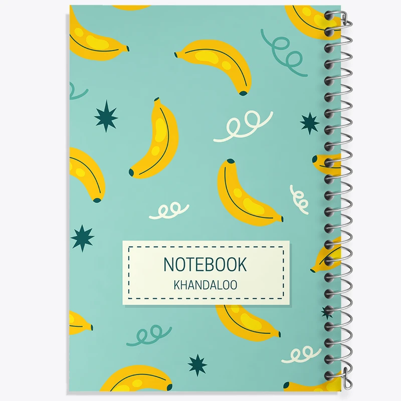 دفتر مشق 50 برگ خندالو طرح موز کد N203