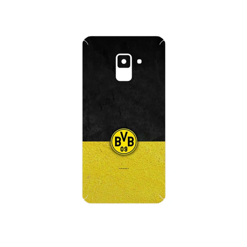برچسب پوششی ماهوت مدل Borussia Dortmund FC مناسب برای گوشی موبایل سامسونگ Galaxy A8 2018