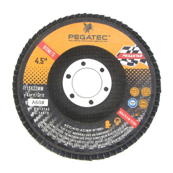 سنباده فلاپ دیسک پگاتک مدل 115-60 بسته ده عددی