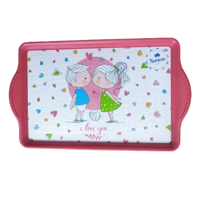 سینی مدل نسترن طرح I love you