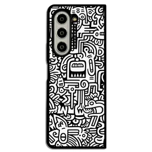 AKAM AMC-WSGZFOLD5-DOODLE15 Cover For Samsung Galaxy Z Fold 5