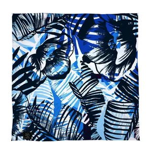  دستمال سر و گردن 27 طرح Blue nature کد B08