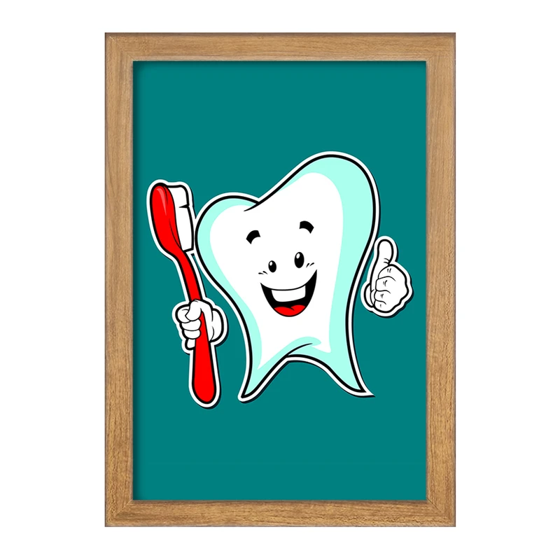 تابلو خندالو مدل دندان و دندانپزشکی کودکانه کد 27786