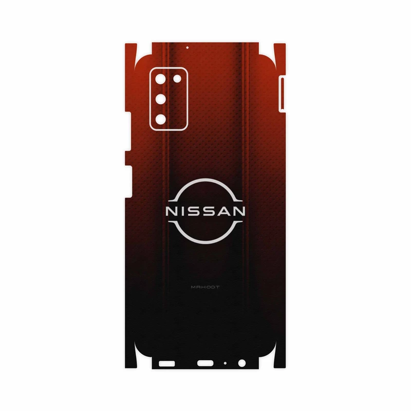 برچسب پوششی ماهوت مدل Nissan-Logo-FullSkin مناسب برای گوشی موبایل سامسونگ Galaxy A03S
