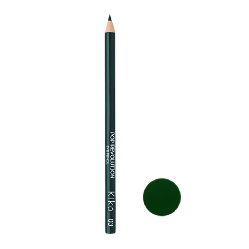 مداد چشم کیکو میلانو مدل Pop Revolution Eye Pencil شماره 03 به همراه تراش