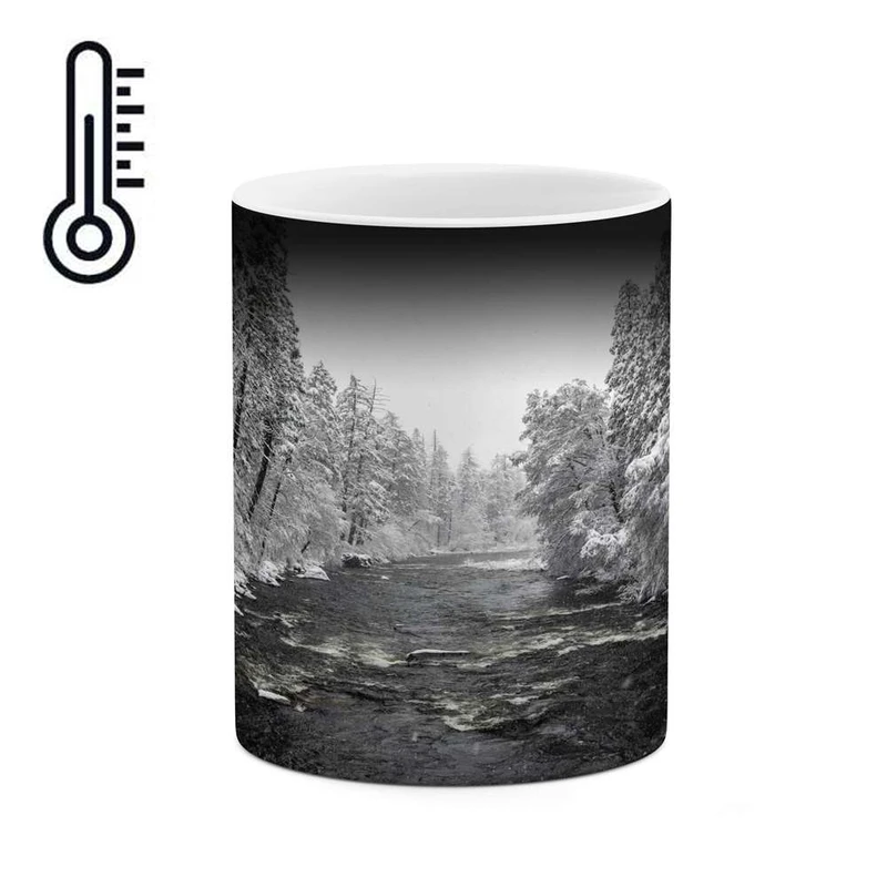 ماگ حرارتی کاکتی مدل منظره برفی کد mgh14924