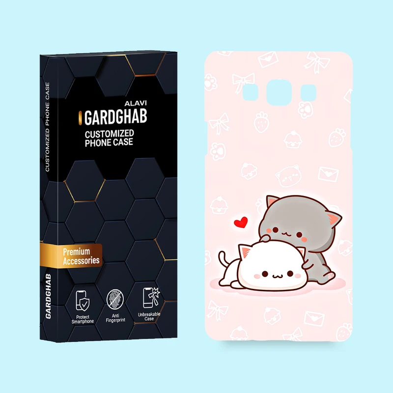 کاور گارد قاب علوی مدل عاشقانه مناسب برای گوشی موبایل سامسونگ Galaxy A7 2015 / A700