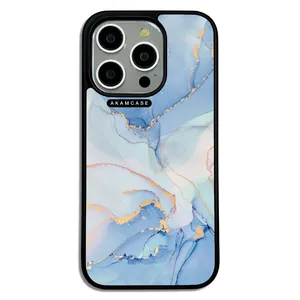 AKAM AMC-WA15PRO-MARBLE-22 Cover For Apple iPhone 15 Pro
