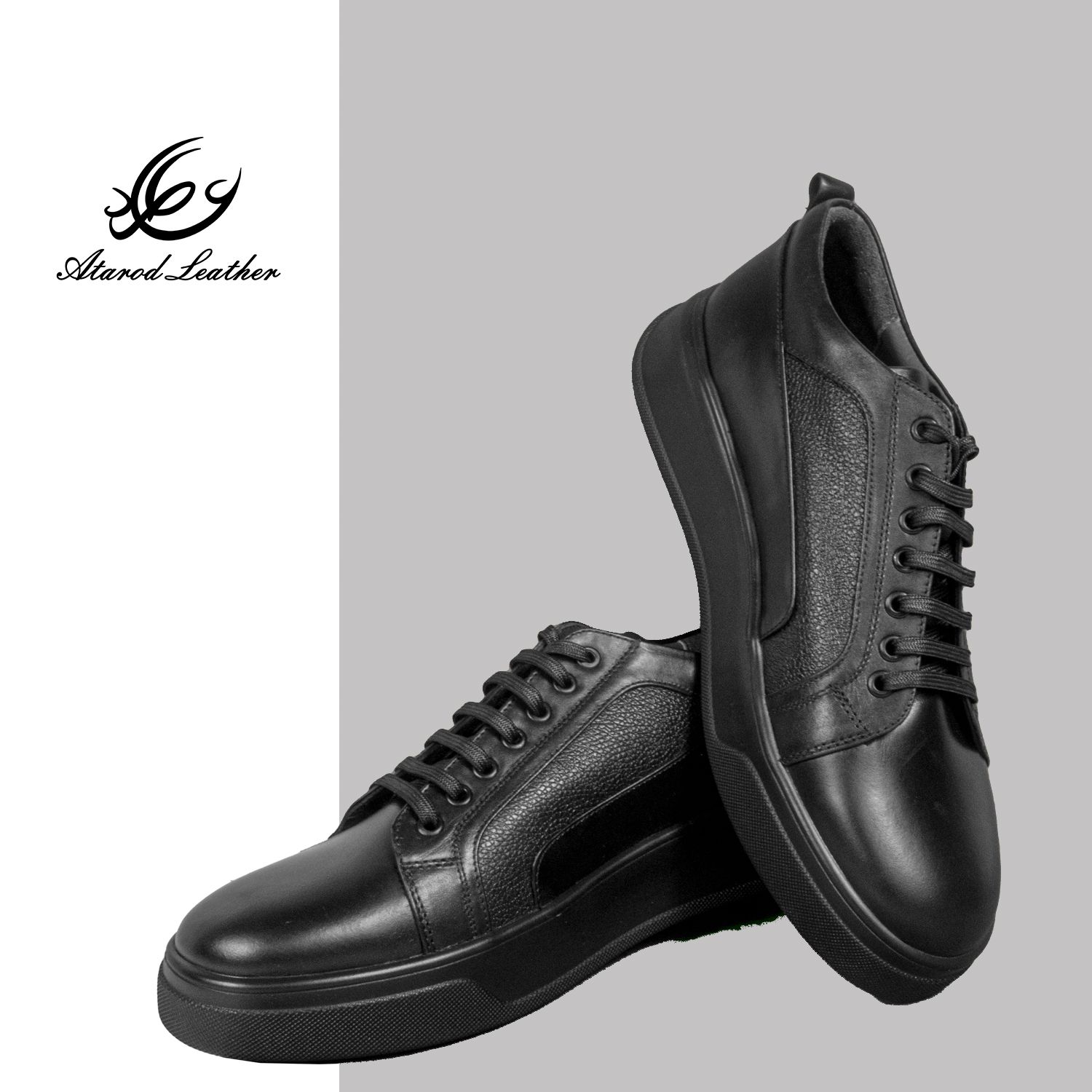 کفش روزمره مردانه چرم عطارد مدل چرم طبیعی کد SH258 -  - 3