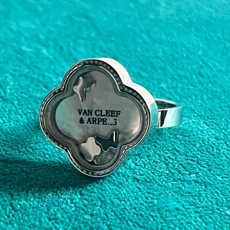 انگشتر زنانه مدل گل و پروانه کد 5801