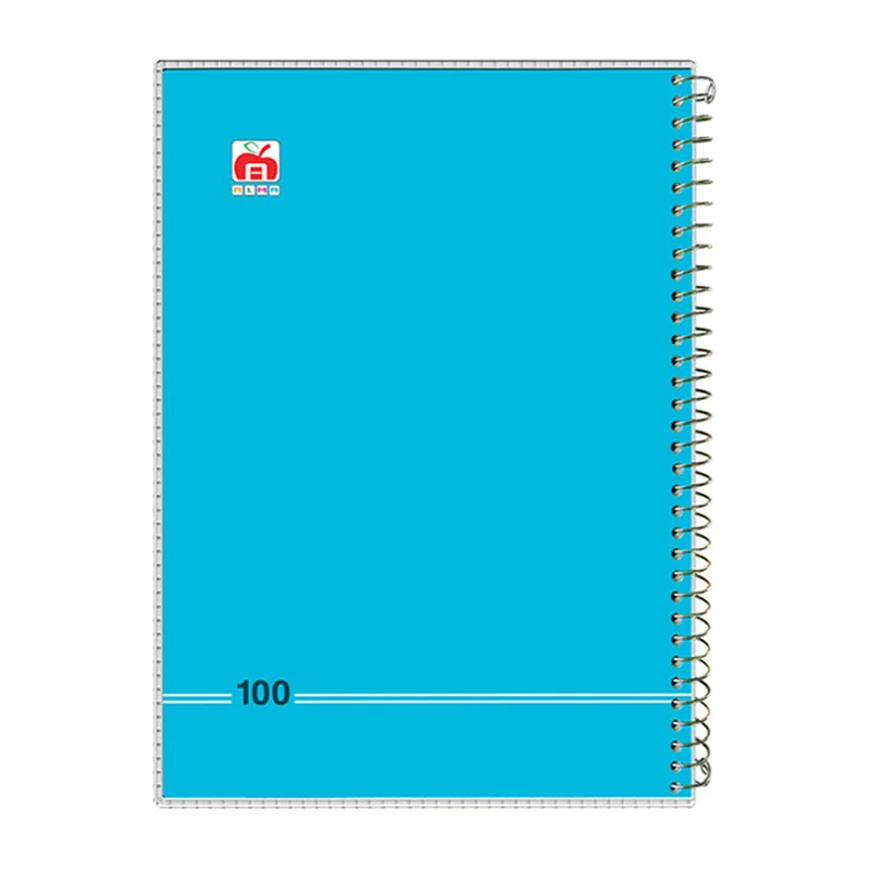 دفتر 100 برگ آلما مدل کلاسیک طرح طلقی کد 7184