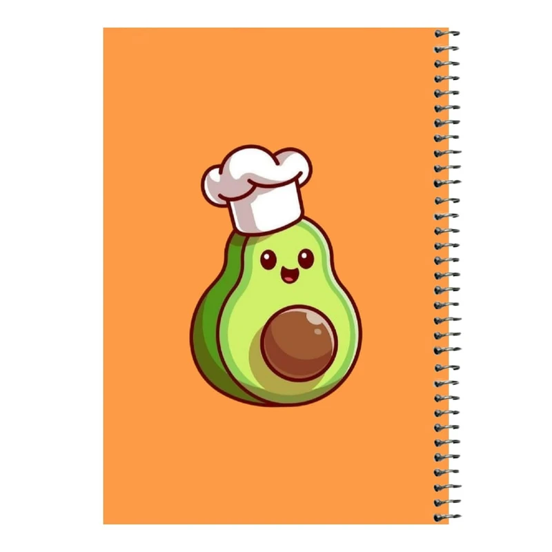 دفتر مشق 80 برگ اس جی مدل آووکادو آشپز   
