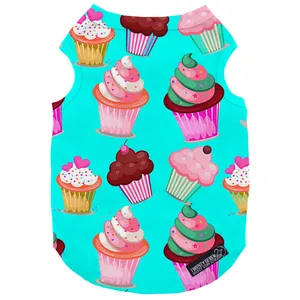 لباس سگ و گربه 27 طرح Cupcakes کد MH844 سایز L
