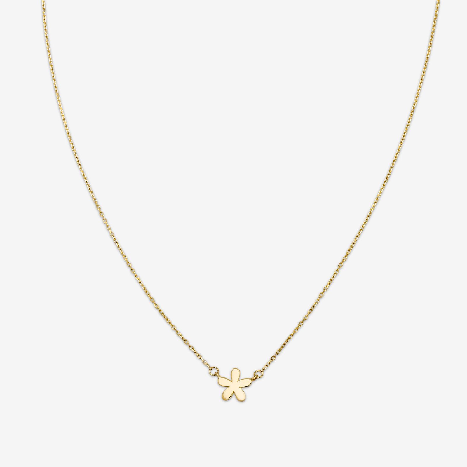 گردنبند طلا 18 عیار زنانه با زنجیر حلقهای (فلامینگو) روبی آرت گالری مدل 330042 - - 1