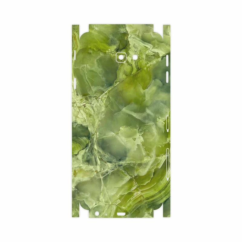 برچسب پوششی ماهوت مدل Green Crystal Marble-FullSkin مناسب برای گوشی موبایل سامسونگ Galaxy J4 Plus