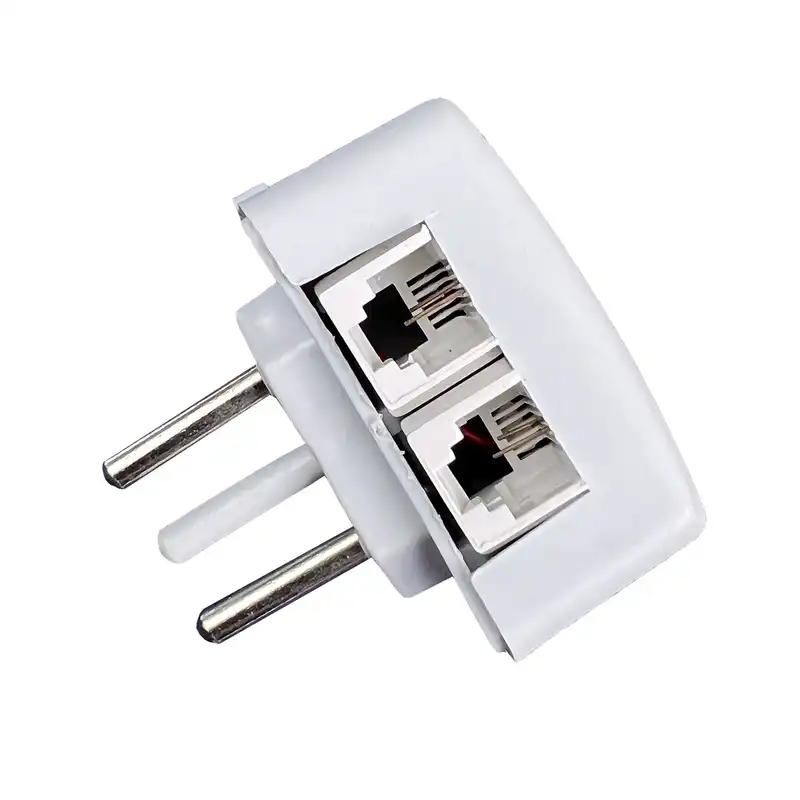 سه شاخه تلفن مدل دو سوکت