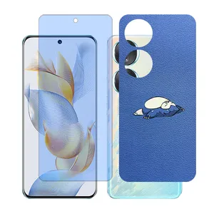 Glass together model matte anti blue screen protector suitable for Honor 70 mobile phone with back cover sticker